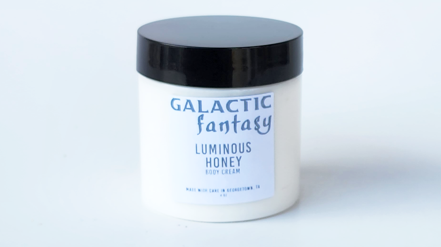 jar of luminous honey body cream