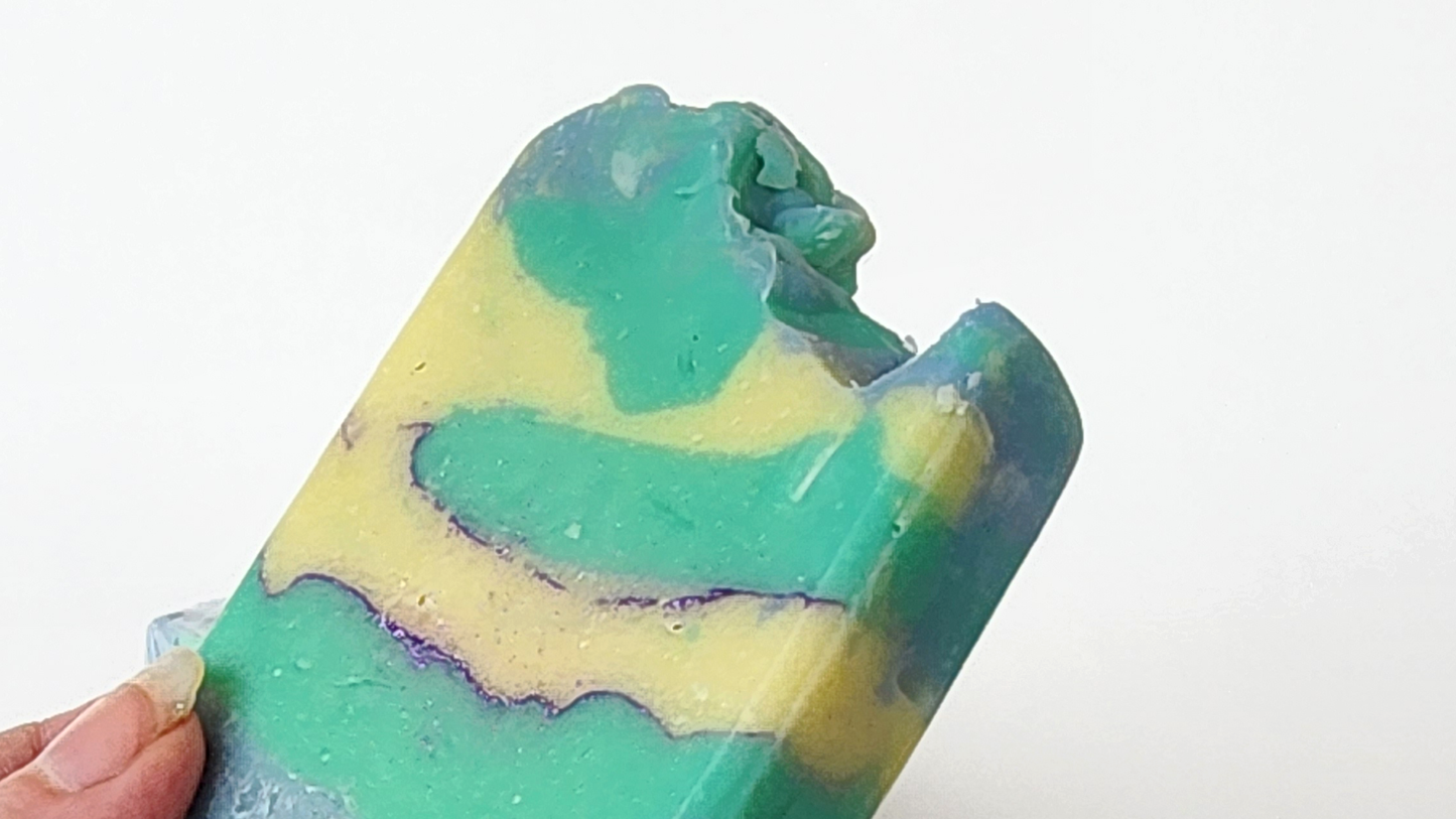 Zaurak Soap | Coconut Milk + Tangerine + Violet Scented Handmade Soap