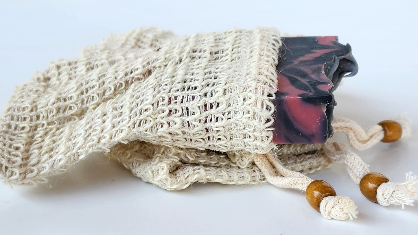 Sisal Soap Saver Exfoliating Bag: Your Soap's Best Companion