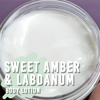 Sweet Amber & Labdanum Lotion