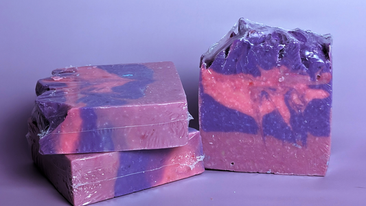 Black Violet & Saffron Soap
